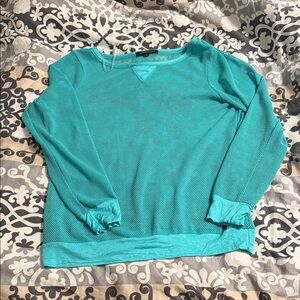 Women's Teal Long Sleeve Top